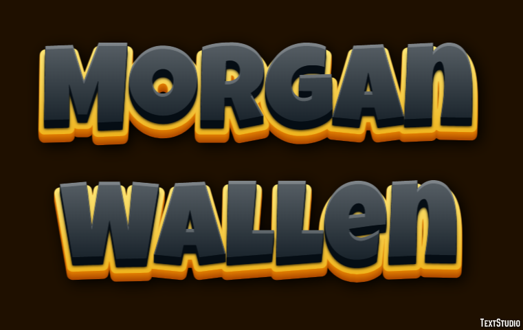 Morgan Wallen Текстовый эффект