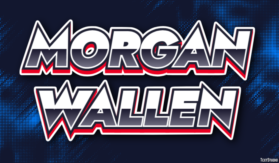 Morgan Wallen Text Effect