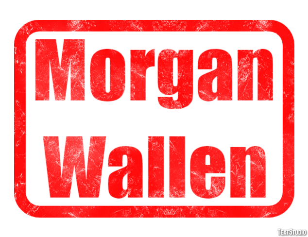 Morgan Wallen Text Effect