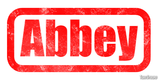 Abbey Effetto testo