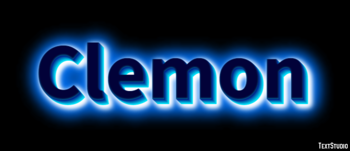 Clemon Text effect