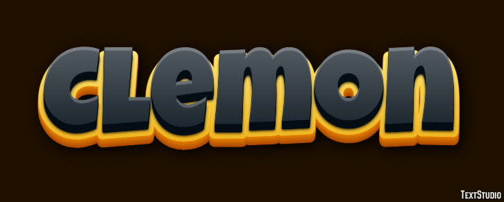 Clemon Text effect