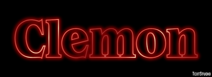 Clemon Text effect
