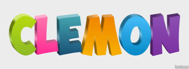 Clemon Text effect
