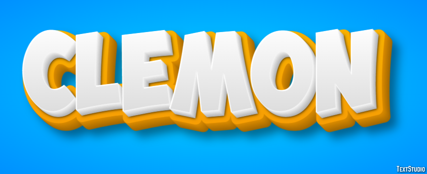 Clemon Text effect
