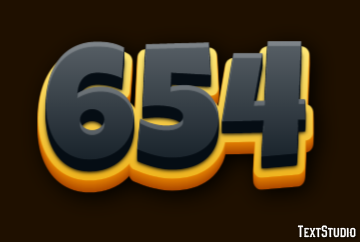 654 Efecto de Texto