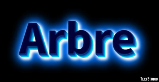 Arbre Efekt tekstowy