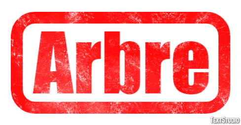 Arbre Efekt tekstowy
