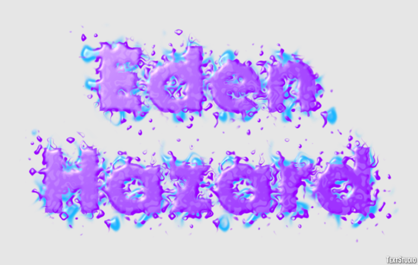 Eden Hazard Text effect
