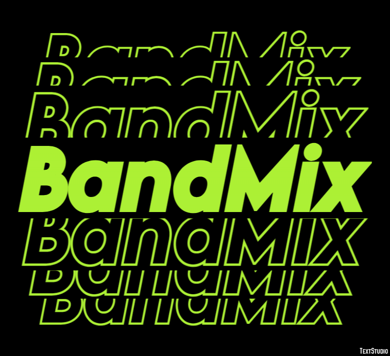 BandMix Texteffekt