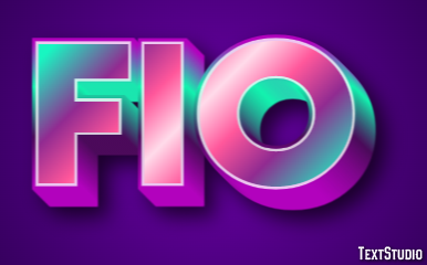 Fio Efeito do texto