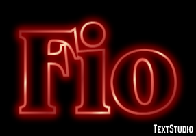 Fio Efeito de texto