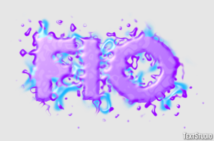 Fio Efeito do texto