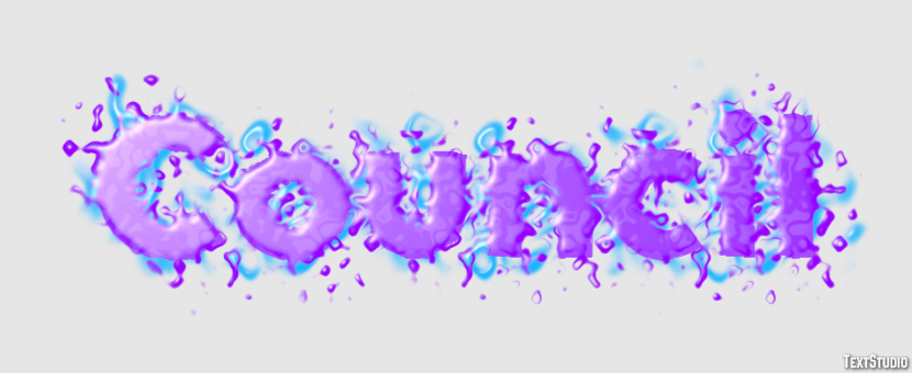 Council Text Effect