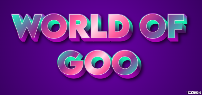 World of Goo Effet de Texte