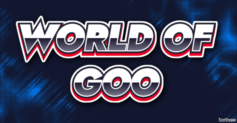 World of Goo Effetto testo