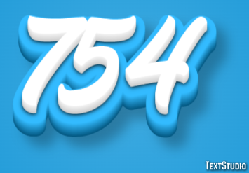 754 Text Effect