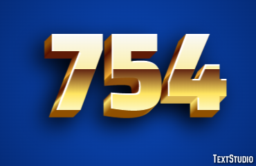 754 Text Effect