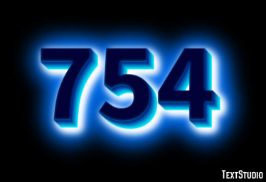 754 Text Effect