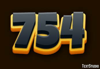 754 Text Effect