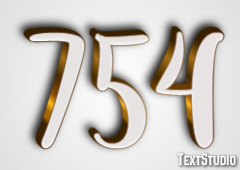 754 Text Effect