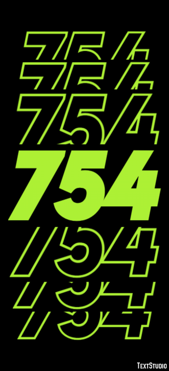 754 Text Effect