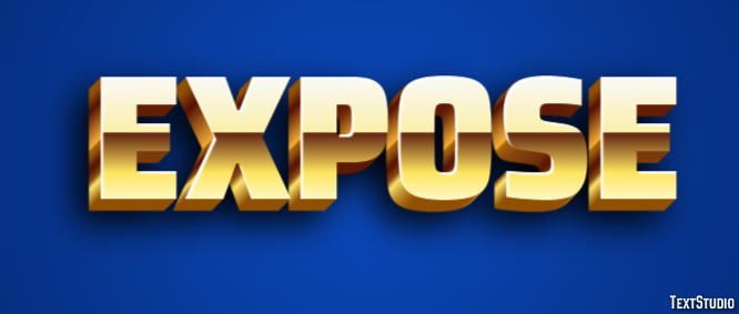 Expose Text Effect