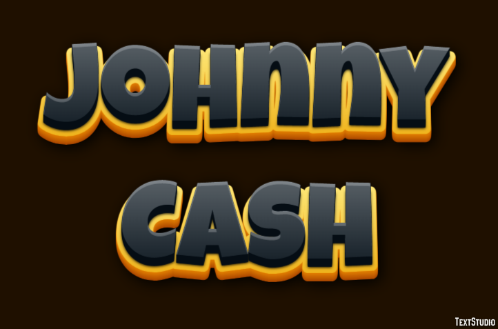 Johnny Cash Text Effect