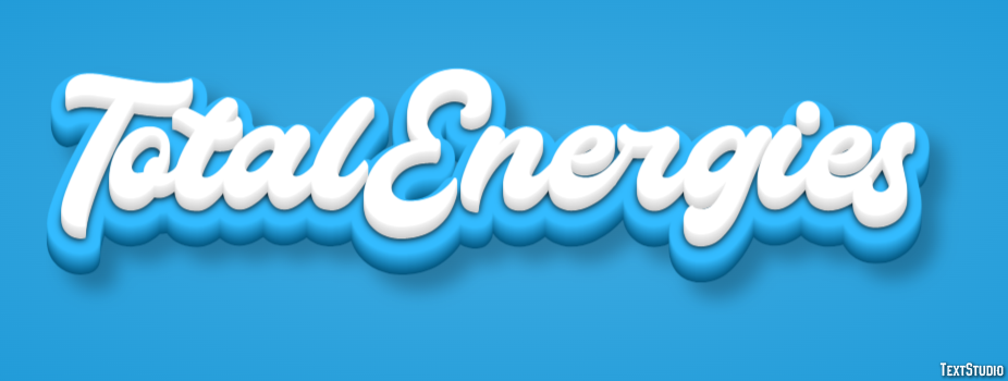 TotalEnergies Tekst Effect