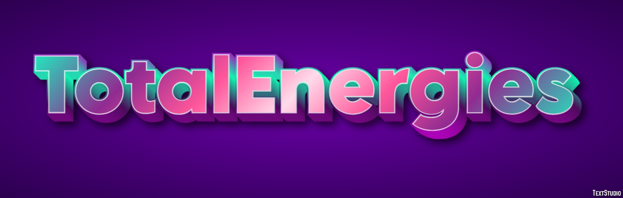 TotalEnergies Tekst Effect
