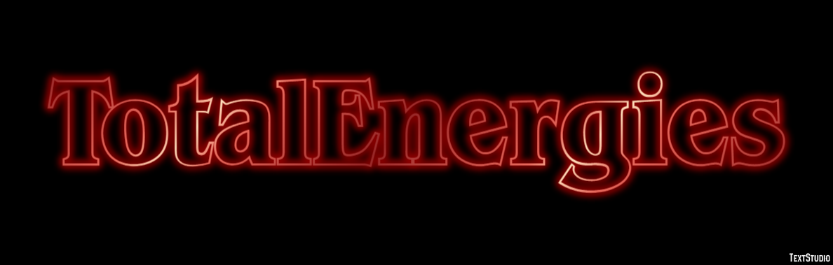 TotalEnergies Tekst Effect