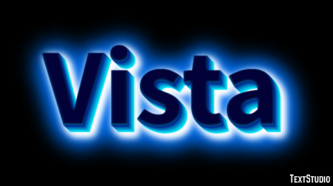 Vista Efecto de Texto