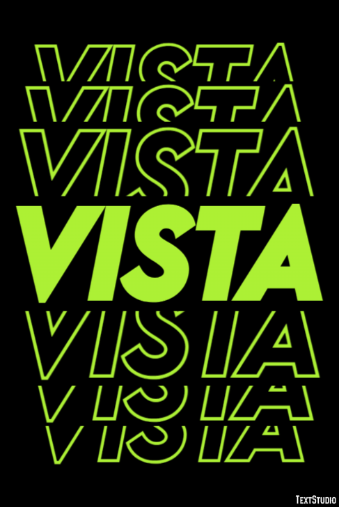 Vista Texteffekt