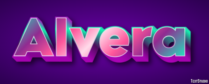 Alvera Effetto testo