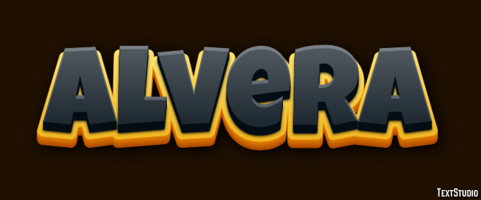 Alvera Эффект текста