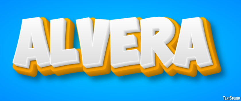 Alvera Эффект текста
