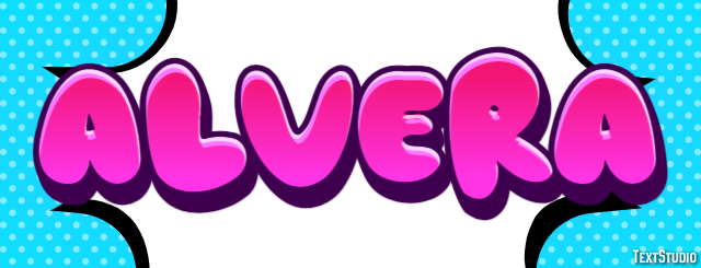 Alvera Text effect