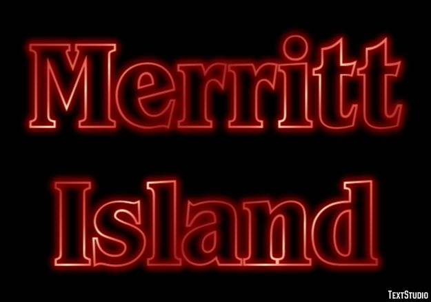 Merritt Island Effetto testo