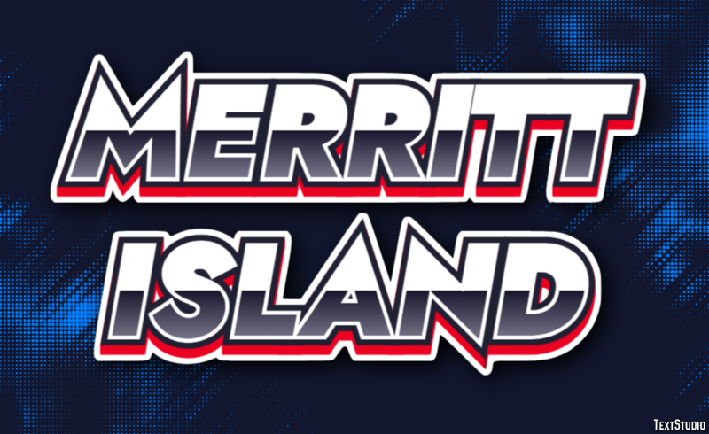 Merritt Island Effetto testo