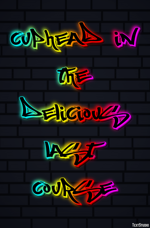 Cuphead in the Delicious Last Course Efecto de Texto