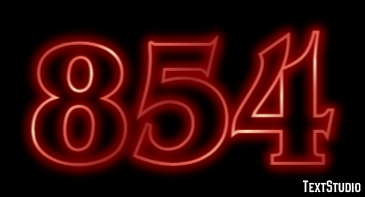 854 Текстовый эффект