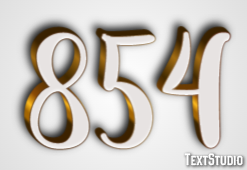 854 Текстовый эффект