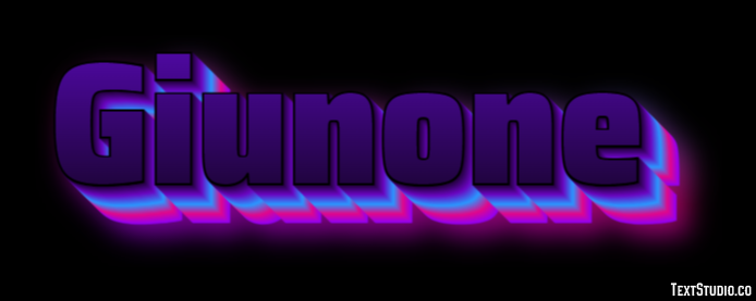 Giunone Effetto testo