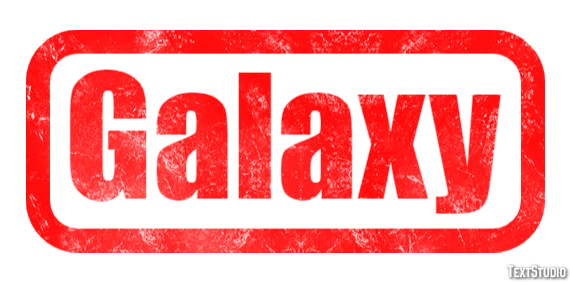 Galaxy Text effect