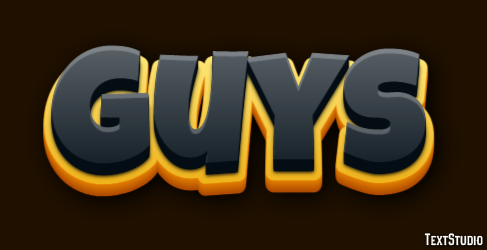 Guys Text Effect
