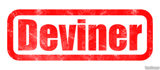 Deviner Effet de texte
