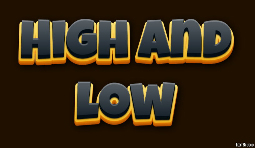 High and Low Efekt tekstowy
