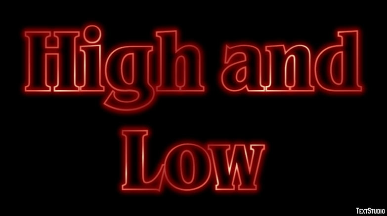 High and Low Efekt tekstowy