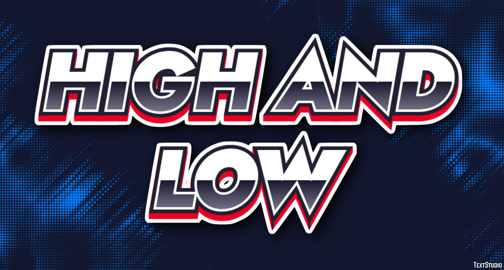 High and Low Efekt tekstowy