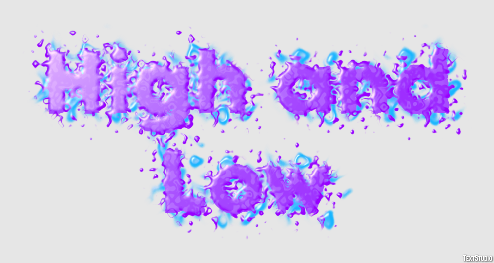 High and Low Efekt tekstowy